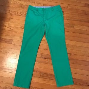 Men’s vineyard vines green pants 34x32 slim fit